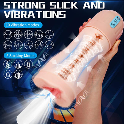XISE - MASTURBATOR WITH VIBRATION AND SUCKING EFECT SUCTROKER V1.0 X