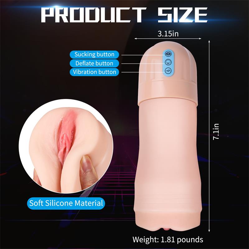 XISE - MASTURBATOR WITH VIBRATION AND SUCKING EFECT SUCTROKER V1.0 X