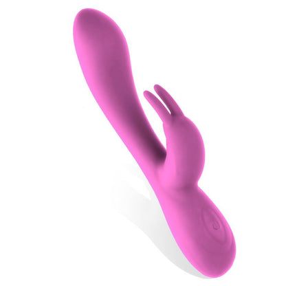 INTOYOU - VIBRADOR DE SILICONA LÍQUIDA UNIBODY MALVA USB ROSA