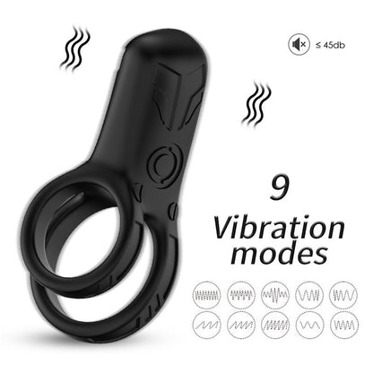 URBAN SKY - MECHA-STYLE VIBRATING PENIS RING