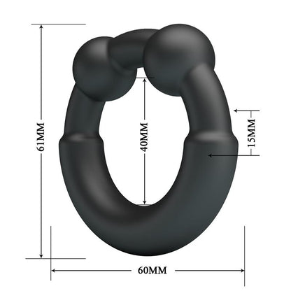 CRAZY BULL - MECO COCK RING SILICONE MOD 15