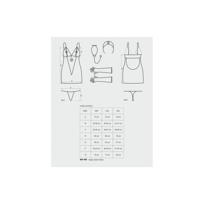 OBSESSIVE - MEDICA DRESS 5 PIECES