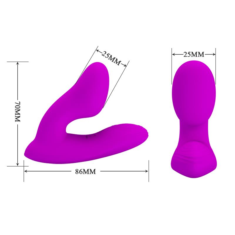 PRETTYLOVE - MELVIN VIBRATING BUT PLUG WITH REMOTE