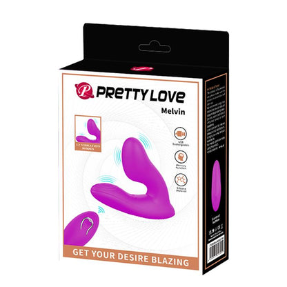 PRETTYLOVE - MELVIN VIBRATING BUT PLUG WITH REMOTE