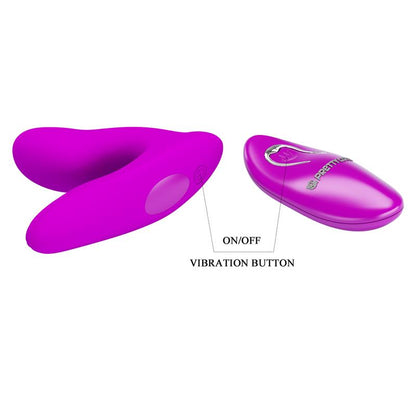 PRETTYLOVE - MELVIN VIBRATING BUT PLUG WITH REMOTE