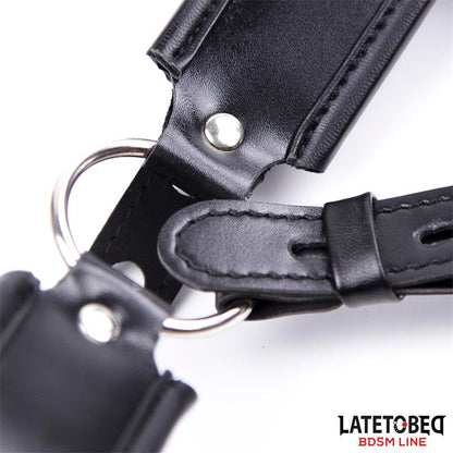 LATETOBED BDSM LINE - MENS CHASTITY PANTS WITH CAGE ADJUSTABLE