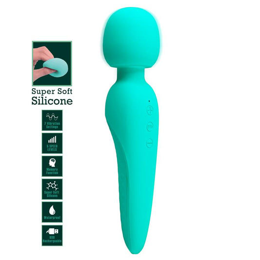 PRETTYLOVE - MEREDITH MASSAGER WAND GREEN
