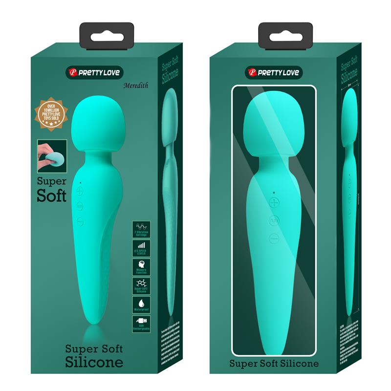 PRETTYLOVE - MEREDITH MASSAGER WAND GREEN
