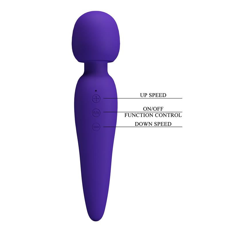 PRETTYLOVE - MEREDITH MASSAGER WAND VIOLET