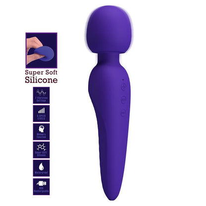 PRETTYLOVE - MEREDITH MASSAGER WAND VIOLET