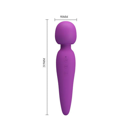 PRETTYLOVE - MEREDITH WAND MASSAGER USB VIOLET