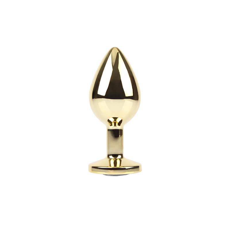 CHISA - METAL ANAL PLUG WITH JEWEL SIZE M