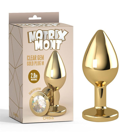 CHISA - METAL ANAL PLUG WITH JEWEL SIZE M
