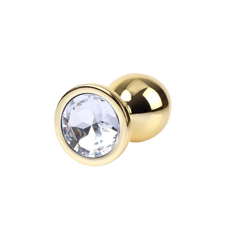 CHISA - METAL ANAL PLUG WITH JEWEL SIZE M