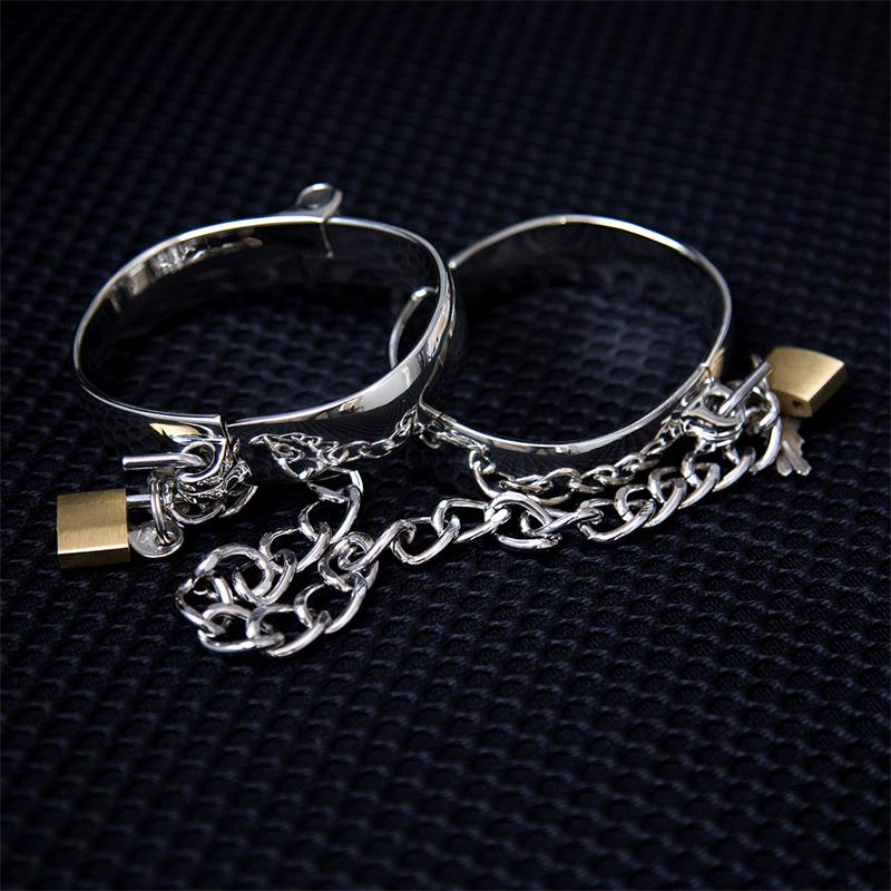 LATETOBED BDSM LINE - METAL ANKLE CUFF FOR WOMEN  8 CM