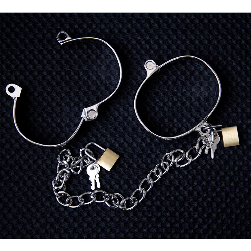 LATETOBED BDSM LINE - METAL ANKLE CUFF FOR WOMEN  8 CM