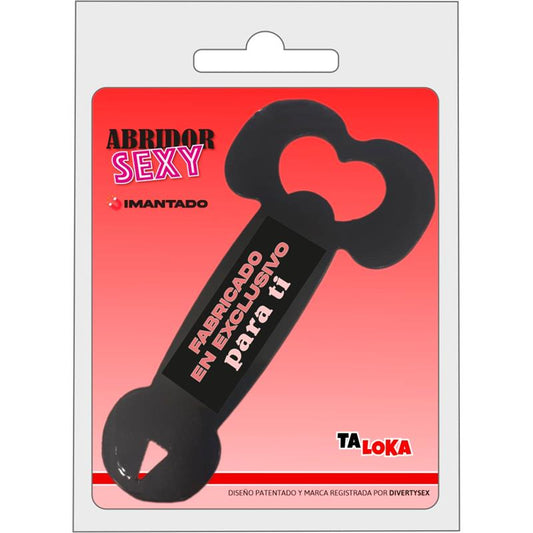 TALOKA - METAL BOTTLE OPENER PAINTED IN THE SHAPE OF A PENIS