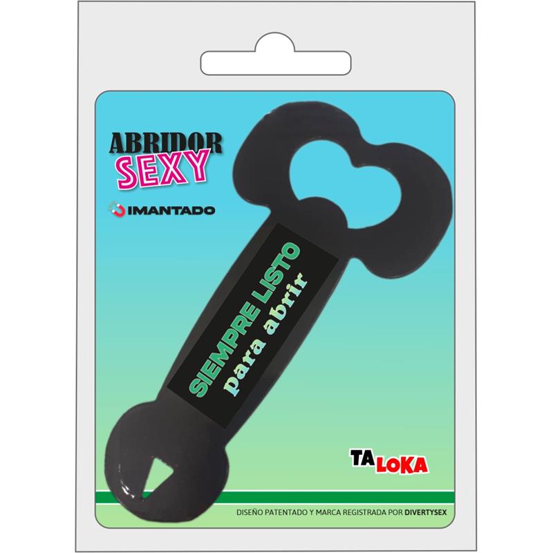 TALOKA - METAL BOTTLE OPENER PAINTED IN THE SHAPE OF A PENIS