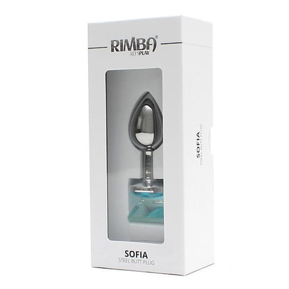 RIMBA TOYS - METAL BUTT PLUG SOFIA BLUE JEWEL
