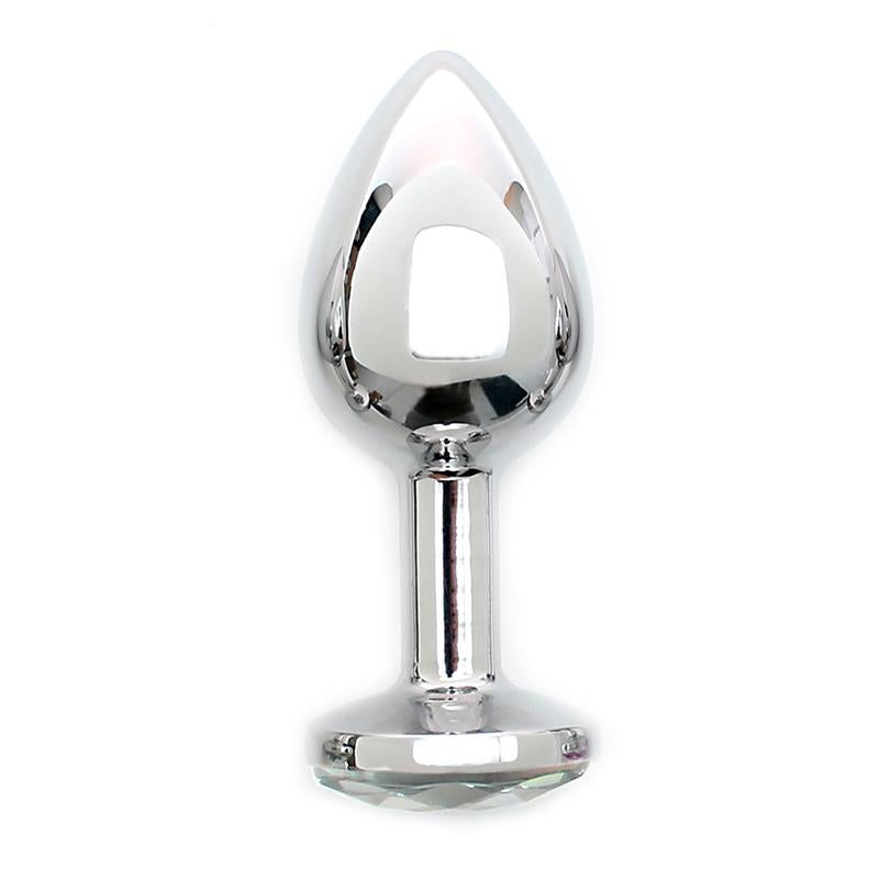 RIMBA TOYS - METAL BUTT PLUG SOFIA CLEAR JEWEL