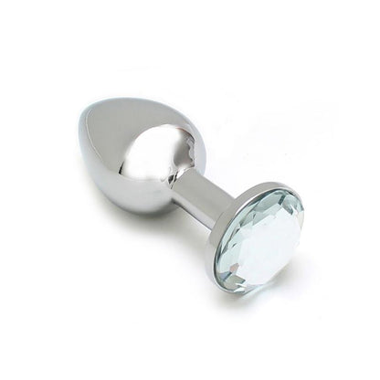 RIMBA - METAL BUTT PLUG SOFIA CLEAR JEWEL