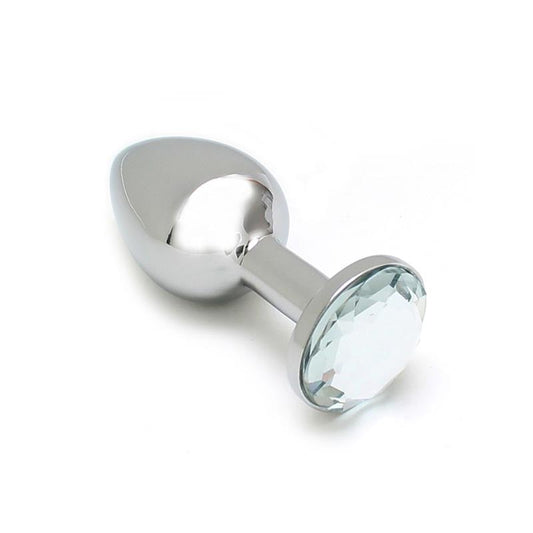 RIMBA TOYS - METAL BUTT PLUG SOFIA CLEAR JEWEL