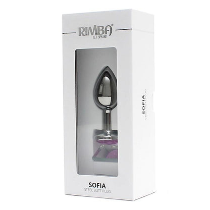 RIMBA - METAL BUTT PLUG SOFIA PINK JEWEL