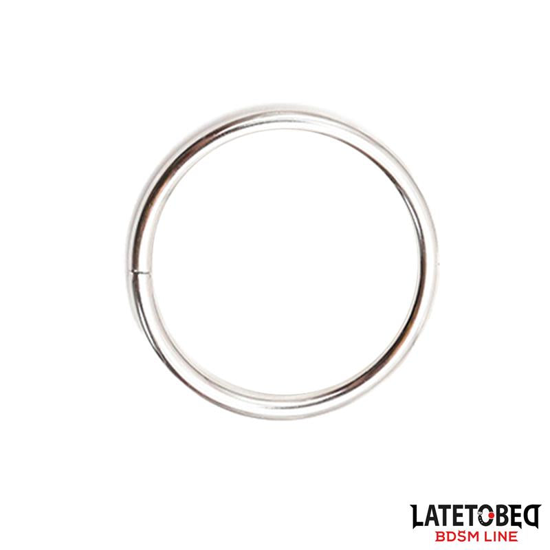 LATETOBED BDSM LINE - METAL COCK RING DIAM. INT. 4 CM DIAM. EXT. 4.8 CM