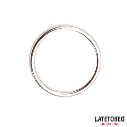 LATETOBED BDSM LINE - METAL COCK RING DIAM. INT. 4 CM DIAM. EXT. 4.8 CM