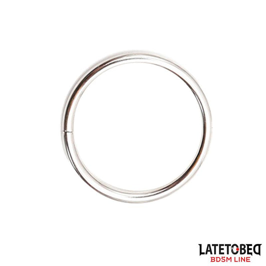 LATETOBED BDSM LINE - METAL COCK RING DIAM. INT. 4 CM DIAM. EXT. 4.8 CM