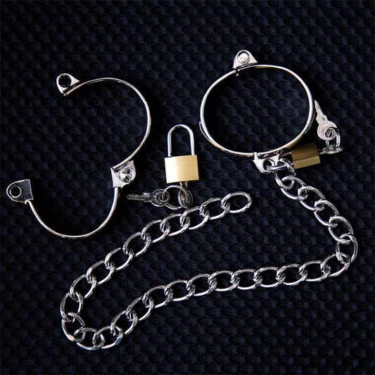 LATETOBED BDSM LINE - METAL HAND CUFF FOR WOMEN 5,5 CM