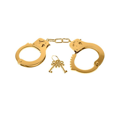 FETISH FANTASY GOLD - METAL HANDCUFFS GOLD