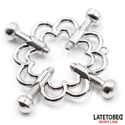 LATETOBED BDSM LINE - METAL NIPPLE CLAMPS ADJUSTABLE