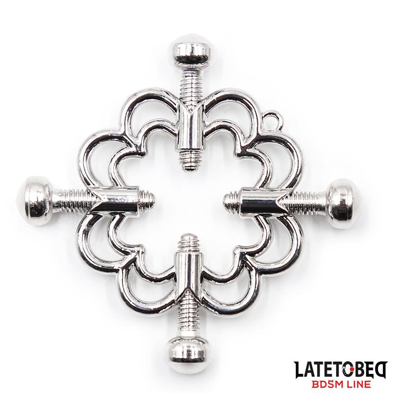 LATETOBED BDSM LINE - METAL NIPPLE CLAMPS ADJUSTABLE