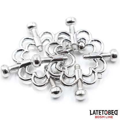 LATETOBED BDSM LINE - METAL NIPPLE CLAMPS ADJUSTABLE
