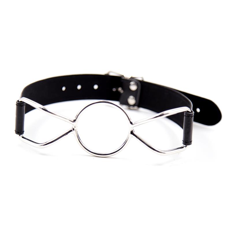 LATETOBED BDSM LINE - METAL O RING BALL GAG 4.5 CM SIZE M