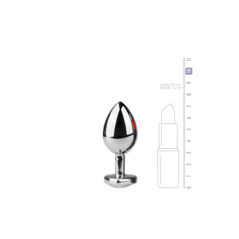 EASYTOYS - METAL PLUG  NO. 7 - SILVER / CLEAR