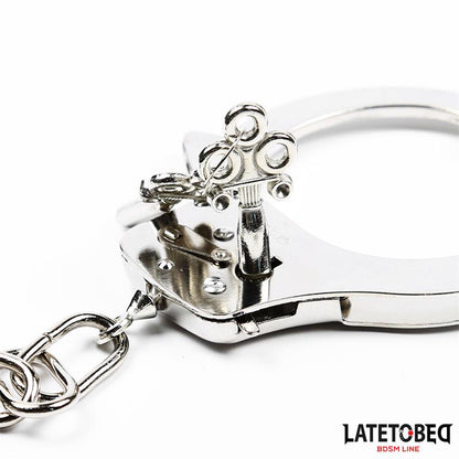 LATETOBED BDSM LINE - METAL WRIST CUFFS 85G