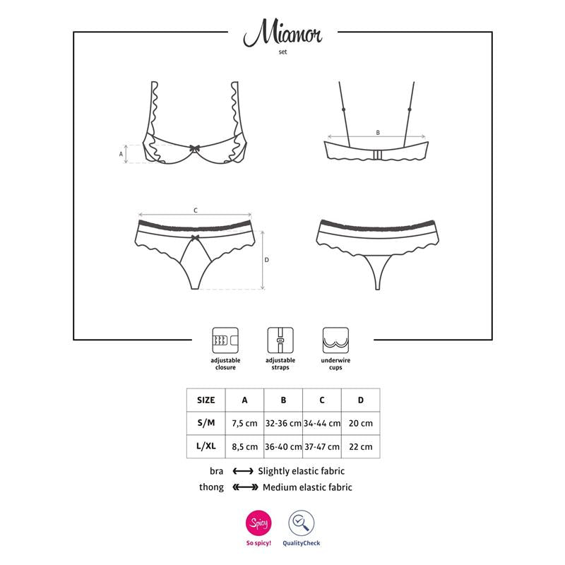 OBSESSIVE - MIAMOR 2 PIECES SET