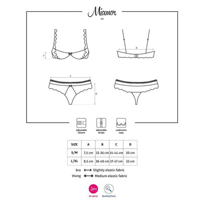 OBSESSIVE - MIAMOR 2 PIECES SET