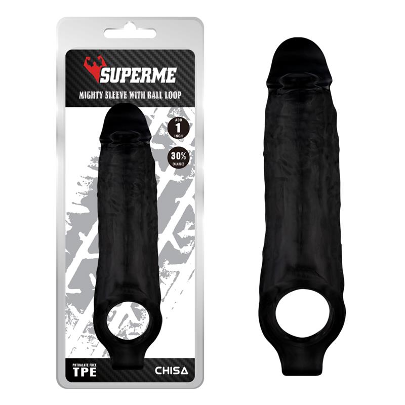 CHISA - MIGHTY SLEEVE WITH BALL LOOP BLACK