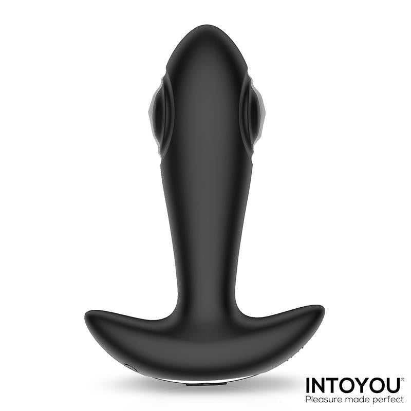 INTOYOU - MILTON DUAL TAPPING ANAL PLUG WITH REMOTE CONTROL