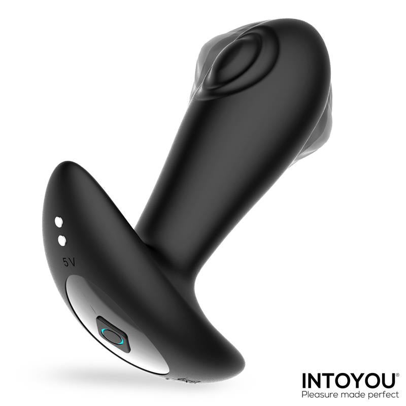 INTOYOU - MILTON DUAL TAPPING ANAL PLUG WITH REMOTE CONTROL