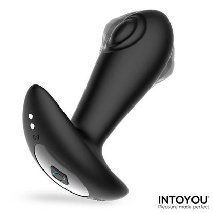 INTOYOU - MILTON DUAL TAPPING ANAL PLUG WITH REMOTE CONTROL