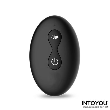 INTOYOU - MILTON DUAL TAPPING ANAL PLUG WITH REMOTE CONTROL