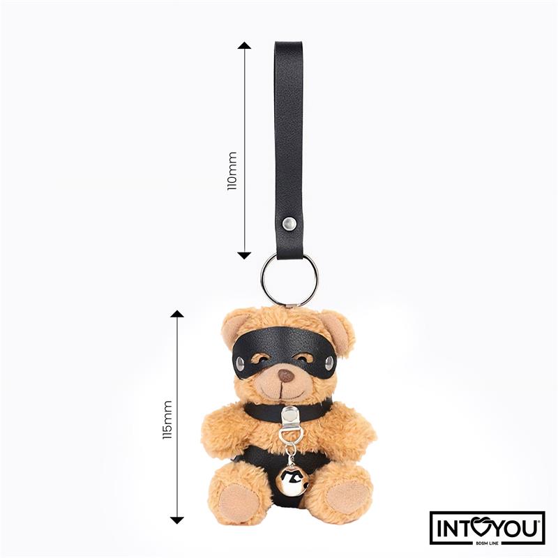INTOYOU BDSM LINE - MIMI KEYCHAIN BDSM TEDDY BEAR WITH COLLAR AND BELL