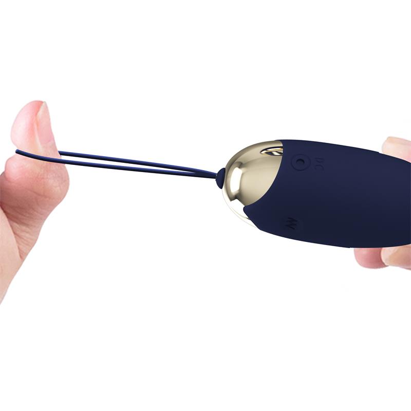 PRETTYLOVE - MINA VIBRATING EGG WITH DIGITAL SCREEM REMOTE CONTROL BLUE