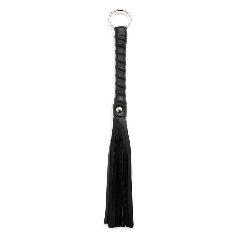 LATETOBED BDSM LINE - MINI FLOGGER 28 CM BLACK