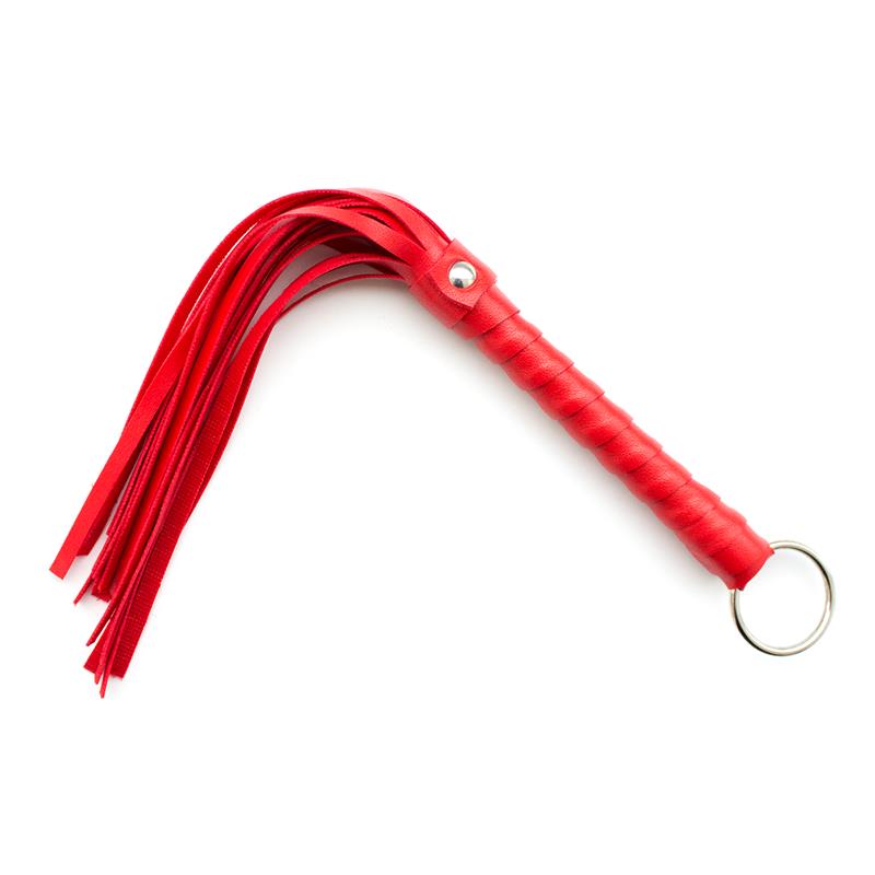 LATETOBED BDSM LINE - MINI FLOGGER RED