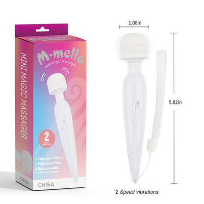 CHISA - MINI MAGIC MASSAGER WHITE 14.8CM